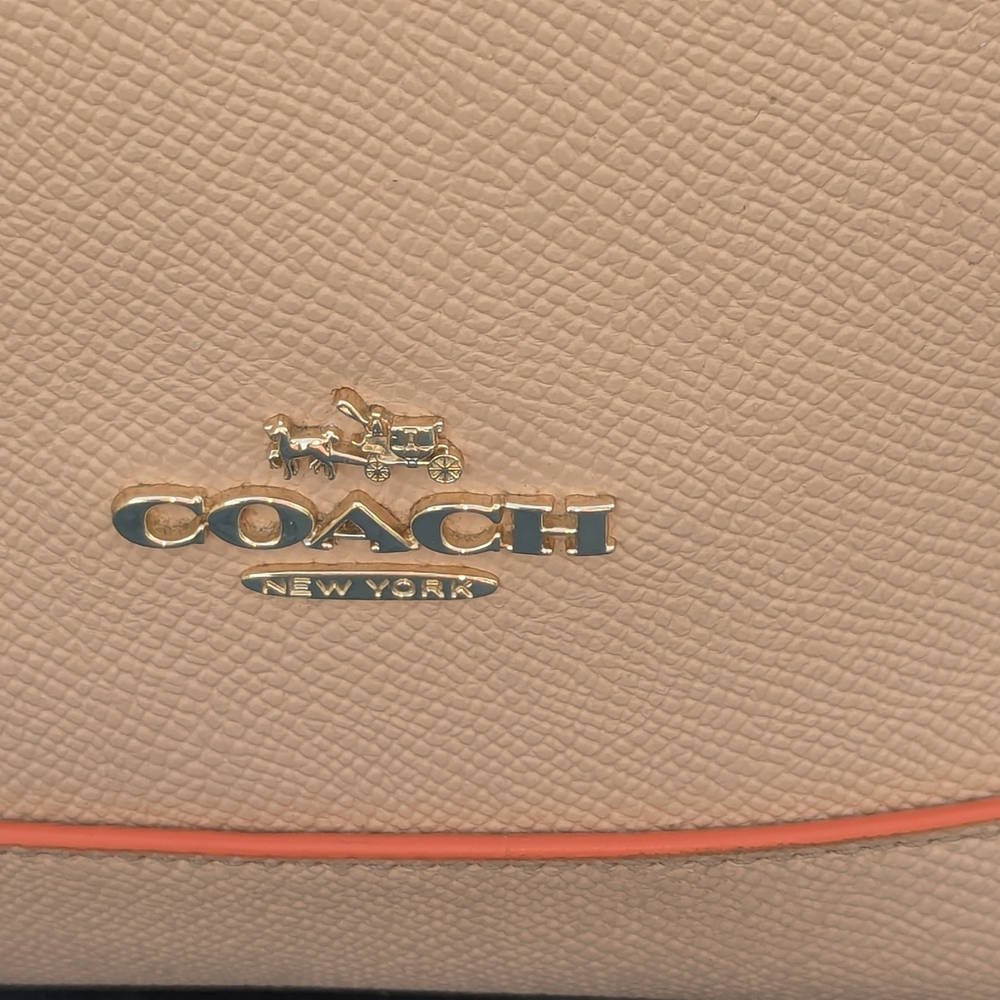 Coach Blush Pink Leather Satchel - Picture 4 of 11